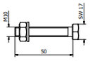 TF-3620 Mounting Sets - Steel 
