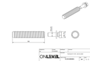 TF-3620/3621 Mounting Set on wood