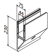 TF-3621 Glass Profile