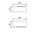 Swinger zelf-sluitend draaischarnier set glas 8-13mm max. deurgewicht 60kg voor binnen gebruik, rvs 304 RAL structuur