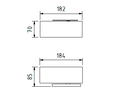 Swinger zelf-sluitend draaischarnier set glas 8-13mm max. deurgewicht 100kg voor binnen gebruik, rvs 304 RAL mat