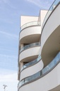 BEND-FIT | TL-6021 | Glasprofiel | balcony | hotel | monted on concrete | glass balustrade