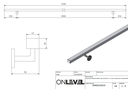 LAZORTRACK Complete Set Aluminium Voor Muurbevestiging