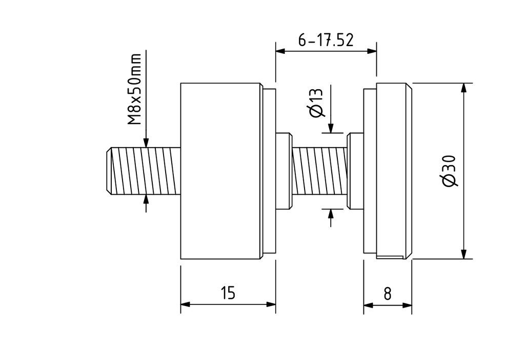 Glas adapter (punthouder)