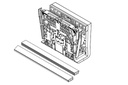 TURBOFLEX 1.0kN/1.5kN glas fixering set glas 10/10/2 (20.76mm) L=5mtr