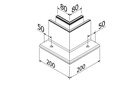 TL-3080 Binnenhoek 90° aluminium RAL (struct.)
