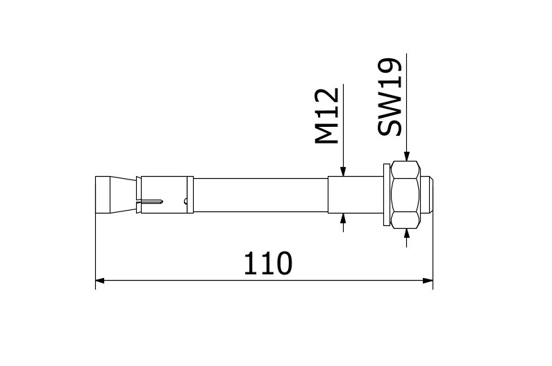Bevestigingsanker Fischer FAZ II 12/10, rvs 316
