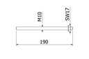 Bevestigingsanker Fischer RG M10x190 rvs 316