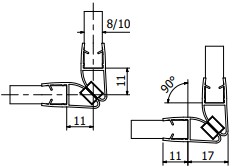 Magnetische afdichtingen aan de zijkant
