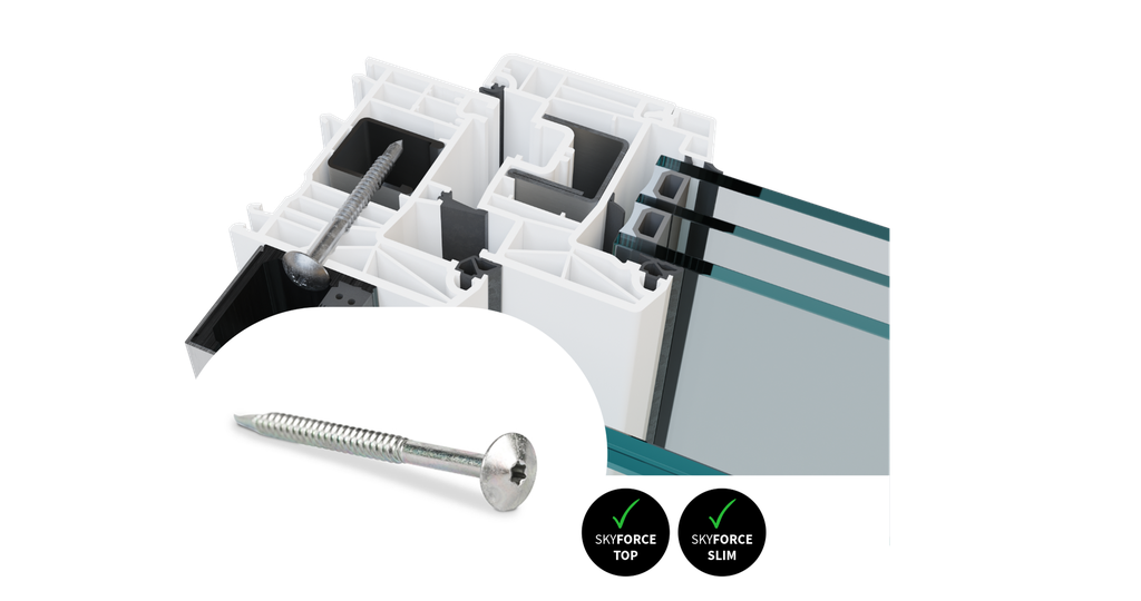 Self-tapping Fixing Screw - steel Zn plated