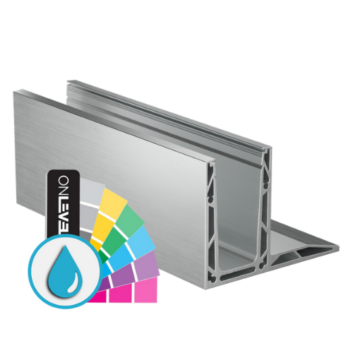 TF-3620 glasprofil L=2500mm, aluminum ARMOR RAL