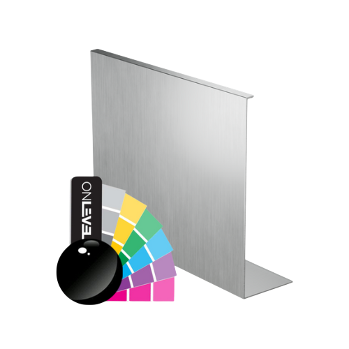 TF-3621 täcklock L=2500mm, aluminium RAL skinande