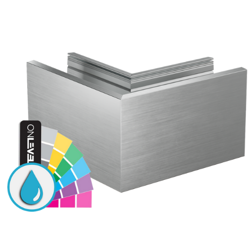TF-3620 utsida hörna 90°, aluminium ARMOR RAL