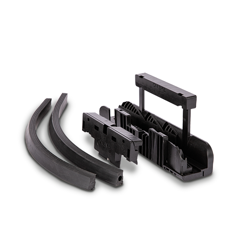 TURBOFLEX 1.0kN/1.5kN Glasfixeringsset glas 10/10/4 (21,52 mm) L=2,5mtr