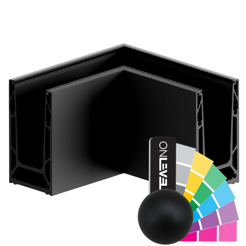 TF-6620 corner inside/outside, aluminum RAL matt (RAL 9005)