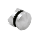 Punkt fester Ø50mm forb. Ø42.4mm AISI 316 satineret