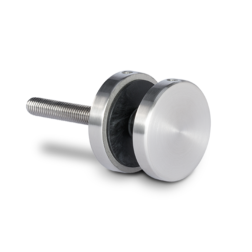 Punktfäste Ø60mm t=10mm AISI 304 satinerad