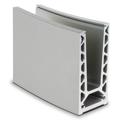 BEND-FIT TL-6020 Glasprofil L=6000mm aluminium (max. brugbar efter bøjning L=5000mm)