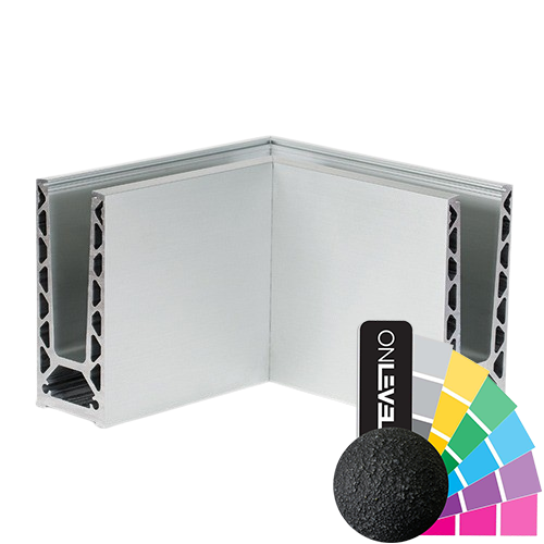 TL-6020 Hörna insida/utsida aluminium RAL strukturerad