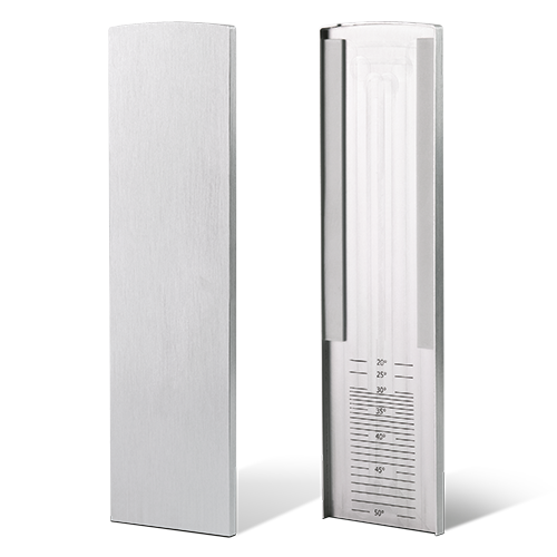 TL-6020 endekappe højre/venst. til trappe aluminium rå Overfl.