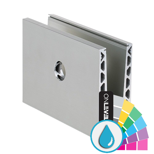 TL-6021 Glassprofil  L=5000mm aluminum ARMOR RAL