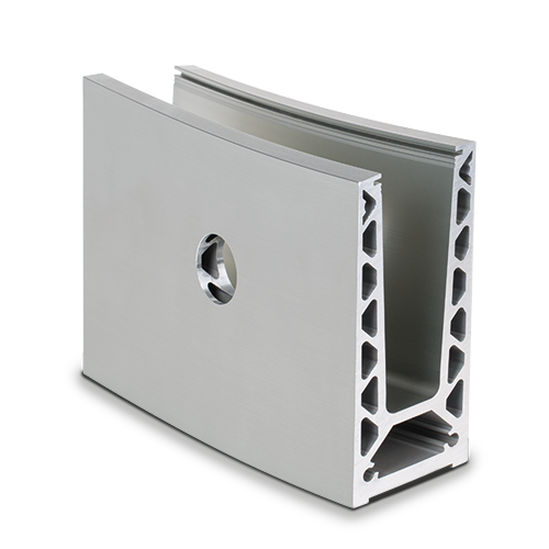 BEND-FIT TL-6021 Glass profile L=6000mm aluminum (max. usable after bending L=5000mm)