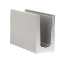 TL-6030 Glasprofil L=2500 mm aluminium naturanodiserad