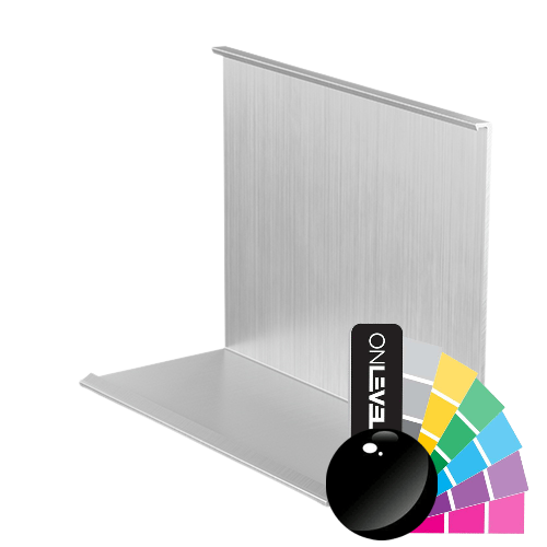 TL-6501 Dækkappe L=5000mm alum. RAL blank