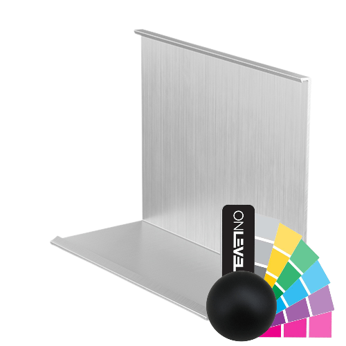 TL-6501 Klickprofil L=5000mm aluminium RAL matta