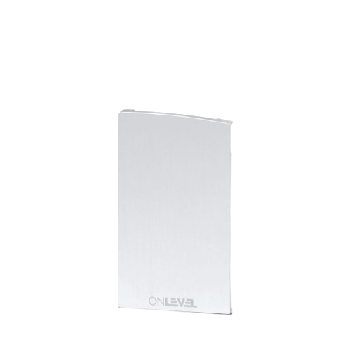 TL-6501 Endcap left with covercap aluminum natural anodized