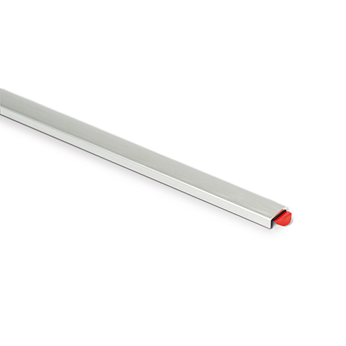 Glas kantbeskyttelse til glas 12-13.5mm L=3000mm, aluminium ARMOR RAL (herunder glas montering tape)