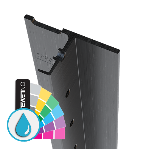SKYFORCE-Side T-monteringslist L=1100mm, aluminium RAL ARMOR
