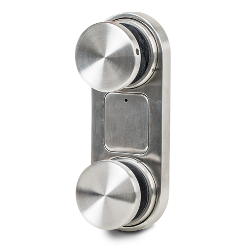 Punktfäste Ø60mm t=10mm AISI 304 satinerad