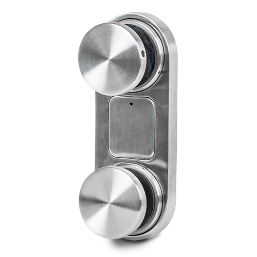 Punktfäste Ø60mm t=10mm AISI 316 satinerad