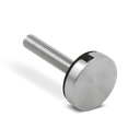 Punkt fester Ø30mm frontdel AISI 316 satineret