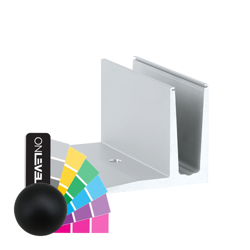 TL-3010 Glassprofil L=5000mm aluminum RAL matte