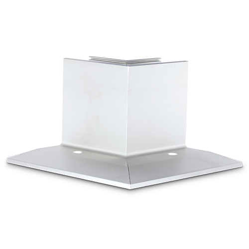 TL-3010 Innvendig hjØrne 90° aluminium natur eloksert