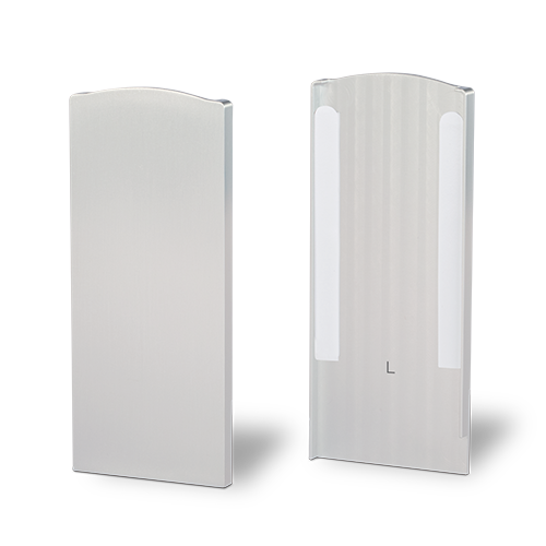 TL-3010 Endcap venst. aluminium rå Overfl.