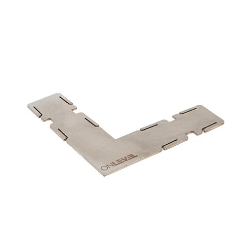 Hörnansl. 90° U-profil 26x23x2mm AISI 316