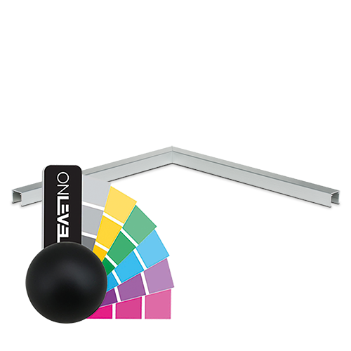 Forb. 90° U-profil 30x28x2mm, aluminum RAL mat