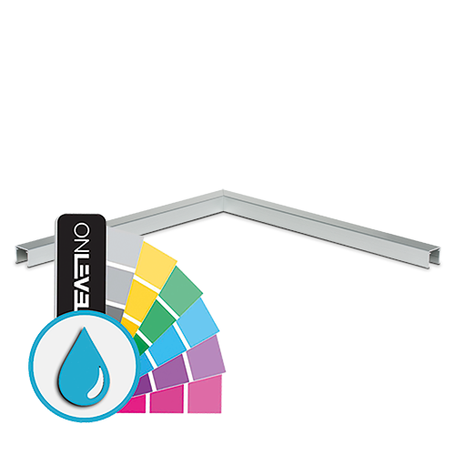 Corner 90° U-profile 42x34x3mm, aluminum ARMOR RAL