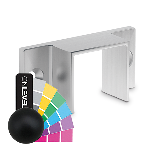 Vegg stØtte U-profil 30x28x2mm aluminium RAL matte