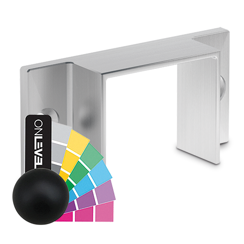 Væg stØtte U-profil 42x34x3mm aluminium RAL mat