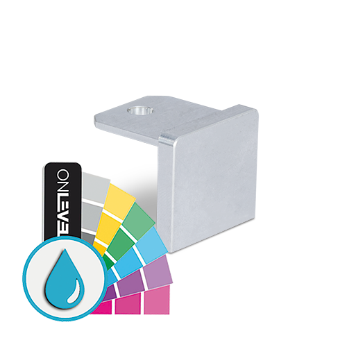 Endekap flat U-profil 26x23x2mm aluminium ARMOR RAL