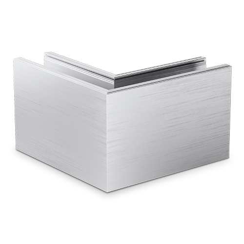 TL-6080 Hörna insida/utsida alum. obehand. utför.