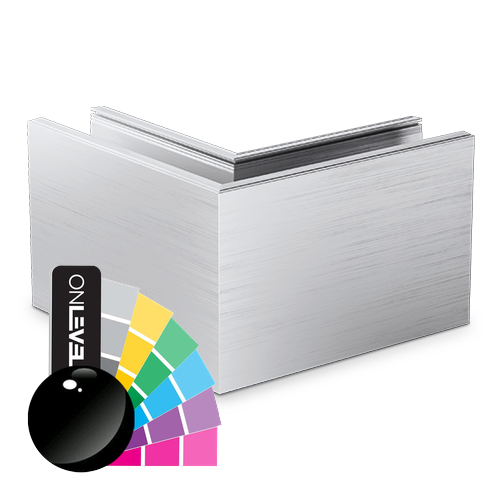 TL-6080 Corner inside/outside alum. RAL shiny