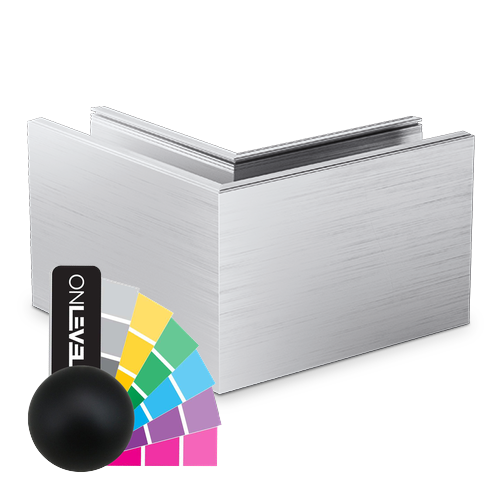 TL-6080 Hörna insida/utsida aluminium RAL matta