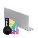 TL-6081 Covercap L=5000mm aluminum RAL matt