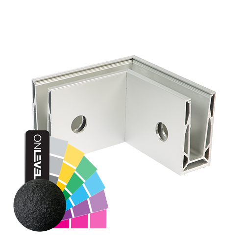 TL-6081 Innvendig hjørne 90° aluminium RAL strukturerert