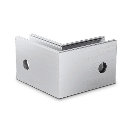 TL-6081 Udv. hjørne 90° aluminium rå Overfl.